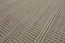 Multi Size Taupe Beige Gray Color Hand Woven  Wool Modern Oriental Rug