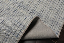 Multi Size Silver Gray Slate Color Hand Woven Flatweave Wool and Polyster Modern Oriental Rug