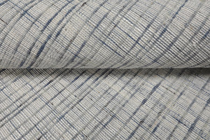 Multi Size Silver Gray Slate Color Hand Woven Flatweave Wool and Polyster Modern Oriental Rug