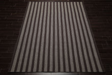 Multi Size Chocolate Ivory Color Hand Woven  Wool Modern Oriental Rug