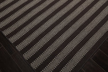 Multi Size Chocolate Ivory Color Hand Woven  Wool Modern Oriental Rug