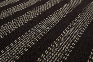 Multi Size Chocolate Ivory Color Hand Woven Flatweave Wool Modern Oriental Rug