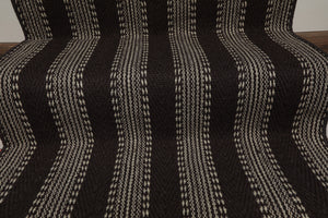 Multi Size Chocolate Ivory Color Hand Woven Flatweave Wool Modern Oriental Rug