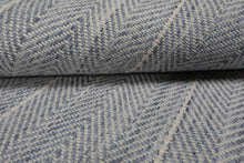 Multi Size Denim  Ivory Color Hand Loomed  Wool Modern Oriental Rug