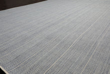Multi Size Denim  Ivory Color Hand Loomed  Wool Modern Oriental Rug