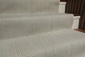 Multi Size Ivory  Light Blue Color Hand Loomed Flatweave Wool Modern Oriental Rug