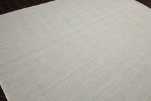 Multi Size Ivory  Light Blue Color Hand Loomed  Wool Modern Oriental Rug