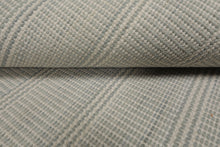 Multi Size Ivory  Light Blue Color Hand Loomed  Wool Modern Oriental Rug