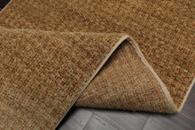 3x10 Gold, Green, Rust Color Hand Knotted Peshawar Wool Contemporary Oriental Rug