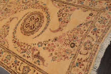 3x5 Beige, Brown, Rose Color Hand Knotted Nain Wool Traditional Oriental Rug