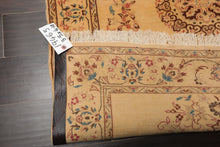 3x5 Beige, Brown, Rose Color Hand Knotted Nain Wool Traditional Oriental Rug
