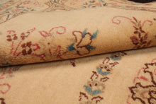 3x5 Beige, Brown, Rose Color Hand Knotted Nain Wool Traditional Oriental Rug