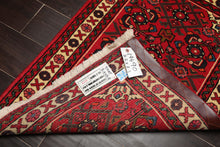 2x3 Rust, Ivory, Blue Color Hand Knotted Abadeh Wool Traditional Oriental Rug