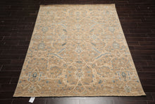 8'x10' Beige Hand Knotted Khyber Traditional Wool Oriental Area Rug