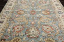 LoomBloom Multi Size Blue Hand Woven Transitional Wool Oriental Area Rug