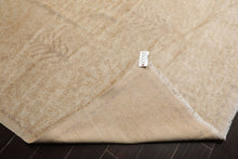 10x14 Beige, Light Gold, Gray Color Hand Knotted Antique Reproduction Wool Traditional Oriental Rug