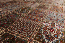 7x10 Hand Knotted Silk Garden/Panel Caramel Qum All Silk Traditional 600 KPSI Oriental Rug
