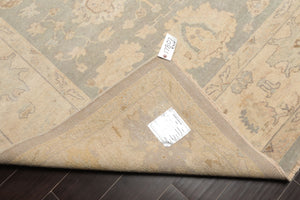 8x10 Celadon, Beige, Tan Color Hand Knotted Afghan Oushak Wool Traditional Oriental Rug