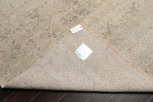 8x10 Gray, Beige, Green Color Hand Knotted Afghan Oushak Wool Traditional Oriental Rug