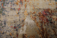 6x9 Gray, Lavender, Plum Color Hand Knotted Sherpa Bamboo Silk Modern Oriental Rug