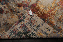 6x9 Gray, Lavender, Plum Color Hand Knotted Sherpa Bamboo Silk Modern Oriental Rug