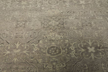 6x9 Taupe, Beige, Gray Color Hand Loomed Oushak Wool Traditional Oriental Rug