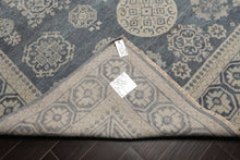 8x10 Slate, Gray, Brown Color Hand Knotted Afghan Oushak Wool Traditional Oriental Rug