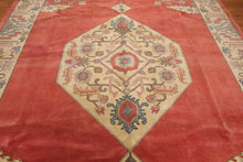 8’11" x 12’1" Hand Knotted Romanian Seraapi Wool Oriental Area Rug Apricot - Oriental Rug Of Houston