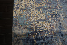 6x9 Turquoise, Lavender, Beige Color Hand Knotted Sherpa Bamboo Silk Modern Oriental Rug