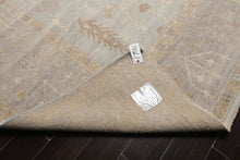 10X14 Mint, Taupe, Brown Color Hand Knotted Afghan Oushak Wool Traditional Oriental Rug