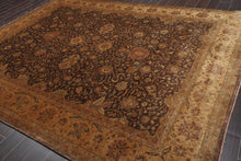 8'8''x11'4" Chocolate Hand Knotted Traditional  300 KPSI Sarouk 100% Wool Oriental Area Rug