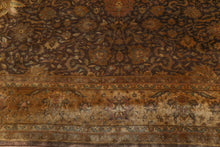 8'8''x11'4" Chocolate Hand Knotted Traditional  300 KPSI Sarouk 100% Wool Oriental Area Rug