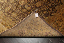 8'8''x11'4" Chocolate Hand Knotted Traditional  300 KPSI Sarouk 100% Wool Oriental Area Rug