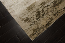6x9 Beige, Tan, Olive Color Hand Knotted Sherpa Bamboo Silk Modern Oriental Rug