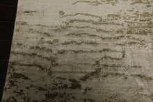 6x9 Beige, Tan, Olive Color Hand Knotted Sherpa Bamboo Silk Modern Oriental Rug