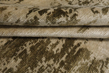 6x9 Beige, Tan, Olive Color Hand Knotted Sherpa Bamboo Silk Modern Oriental Rug