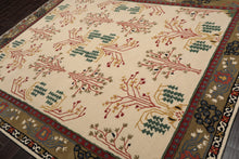 Multi Sizes Hand Tufted Hand Made 100% Wool Transitional Oriental Area Rug Olive Green, Wine Color