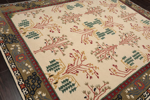 Multi Sizes Hand Tufted Hand Made 100% Wool Transitional Oriental Area Rug Olive Green, Wine Color