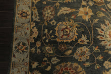 6x9 Green, Beige, Gold Color Hand Knotted Fine Oushak Wool Traditional Oriental Rug