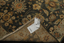 6x9 Green, Beige, Gold Color Hand Knotted Fine Oushak Wool Traditional Oriental Rug