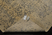 6x9 Beige, Gray, Color Hand Knotted Tibetan Bamboo Silk & Wool Transitional Oriental Rug