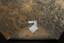 6x9 Gray, Slate, Caramel Color Hand Knotted Sherpa Bamboo Silk & Wool Modern Oriental Rug