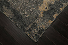 6x9 Gray, Taupe, Gold Color Hand Knotted Sherpa Bamboo Silk & Wool Modern Oriental Rug