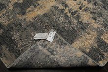 6x9 Gray, Taupe, Gold Color Hand Knotted Sherpa Bamboo Silk & Wool Modern Oriental Rug