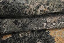 6x9 Gray, Taupe, Gold Color Hand Knotted Sherpa Bamboo Silk & Wool Modern Oriental Rug