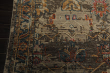 6x9 Beige, Brown, Gold Color Hand Knotted Oushak Wool Traditional Oriental Rug