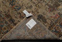 6x9 Beige, Brown, Gold Color Hand Knotted Oushak Wool Traditional Oriental Rug