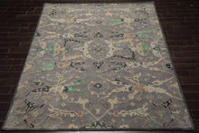 8x10 Hand Tufted Hand Made 100% Wool Modern & Contemporary Oriental Area Rug Gray, Moss Color - Oriental Rug Of Houston
