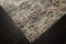 6x9 Beige, Taupe, Gray Color Hand Knotted Sherpa Bamboo Silk Modern Oriental Rug