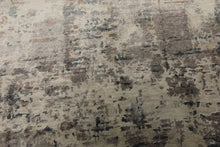 6x9 Beige, Taupe, Gray Color Hand Knotted Sherpa Bamboo Silk Modern Oriental Rug